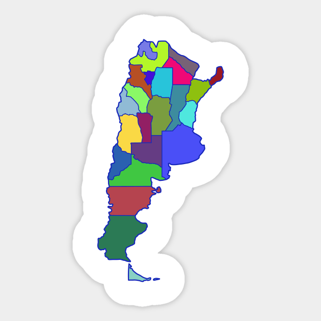 Argentina map Sticker by AlexanderZam